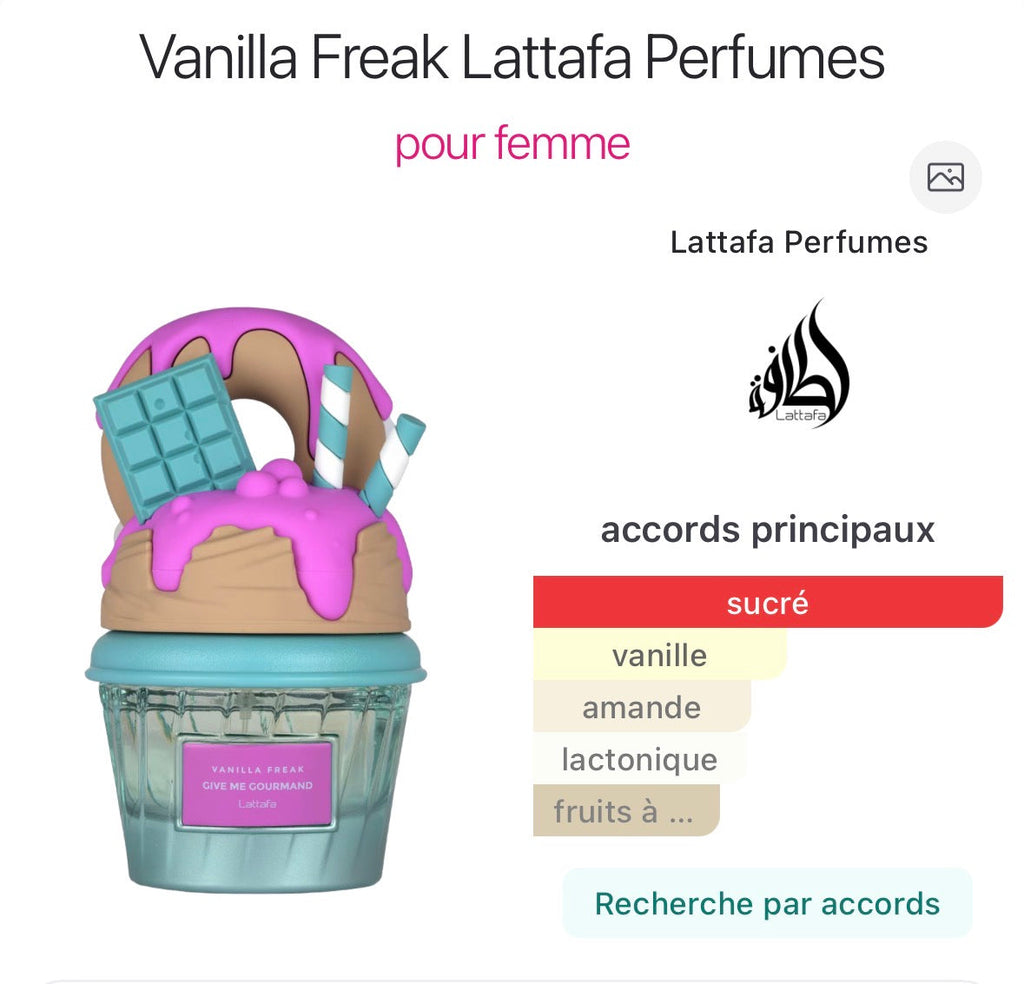 Lattafa Vanilla Freak – Eau de Parfum pour Femme