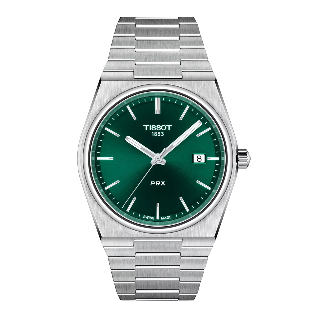 Tissot PRX Green Dial Watch 40mm - | PERVARA