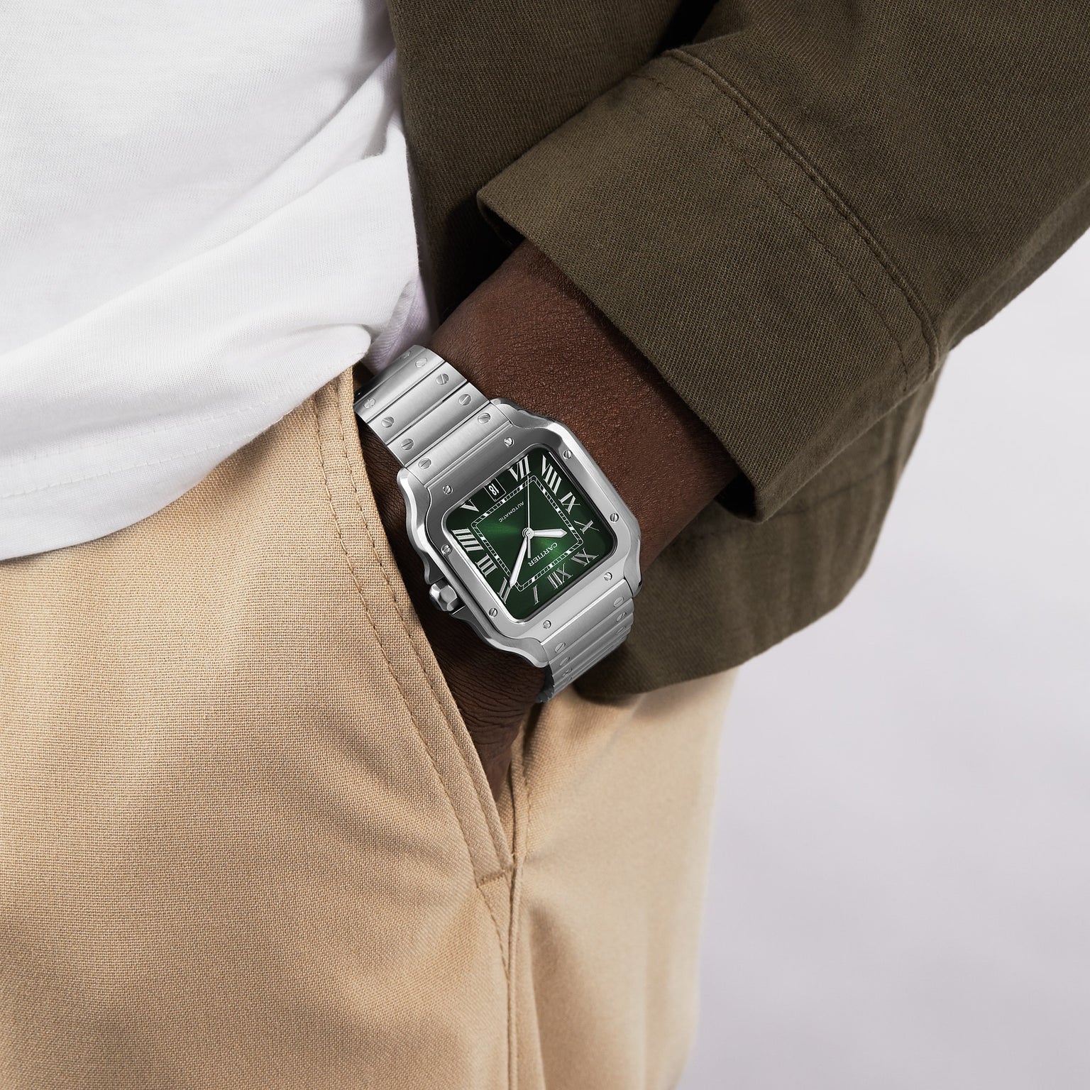 Cartier Santos Green