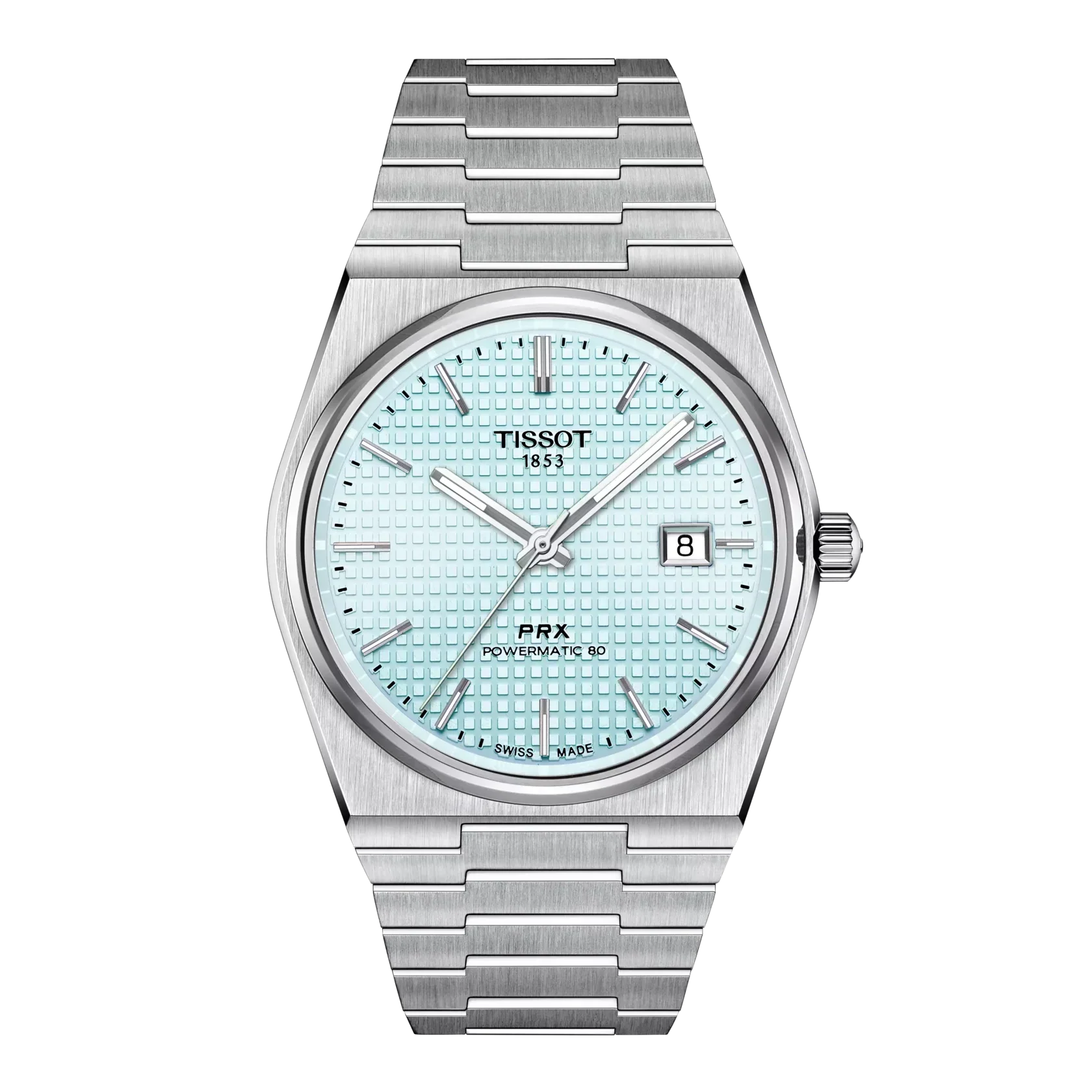 Tissot PRX Ice Blue Dial Watch 40mm - | PERVARA"