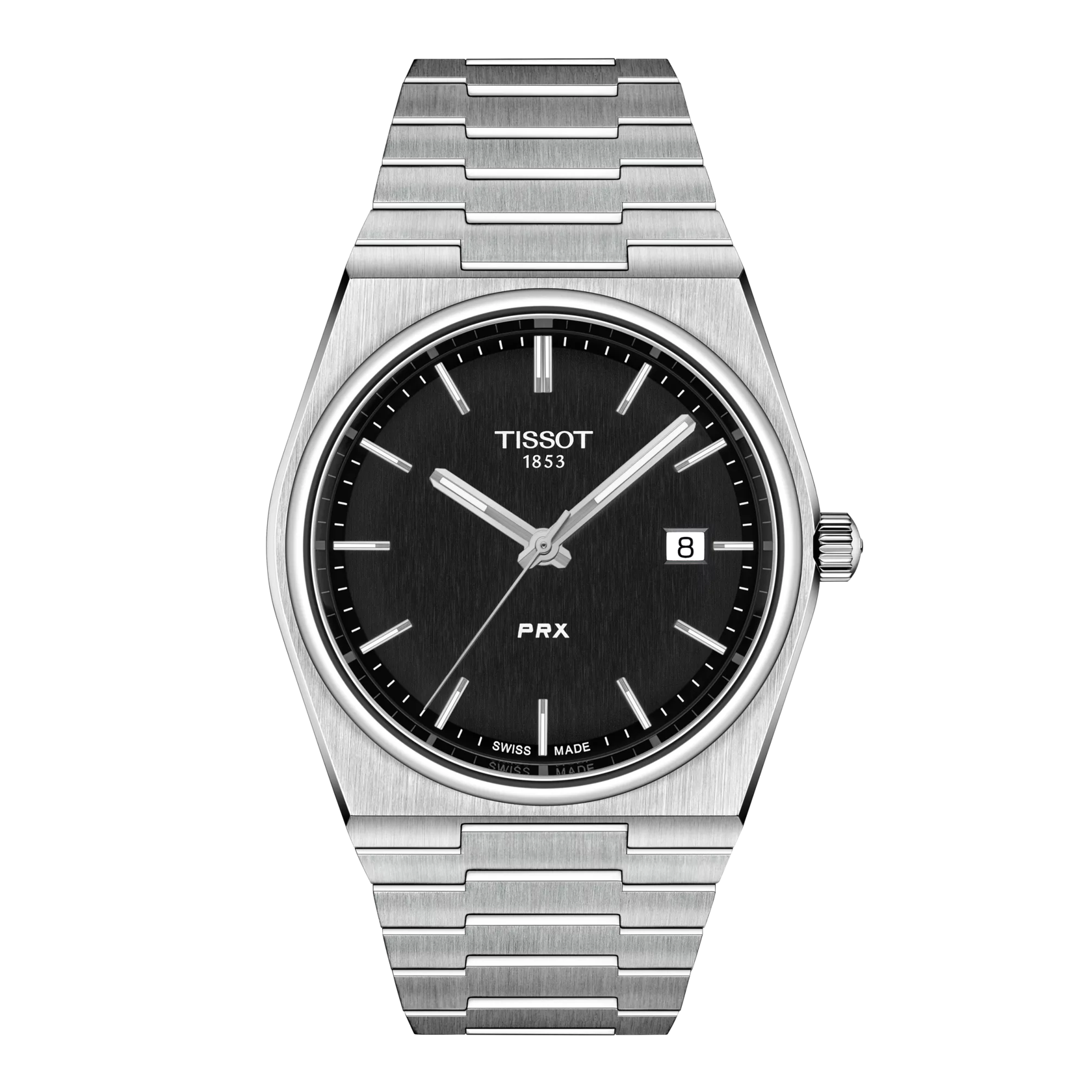 Tissot PRX Black Dial Watch 40mm - | PERVARA