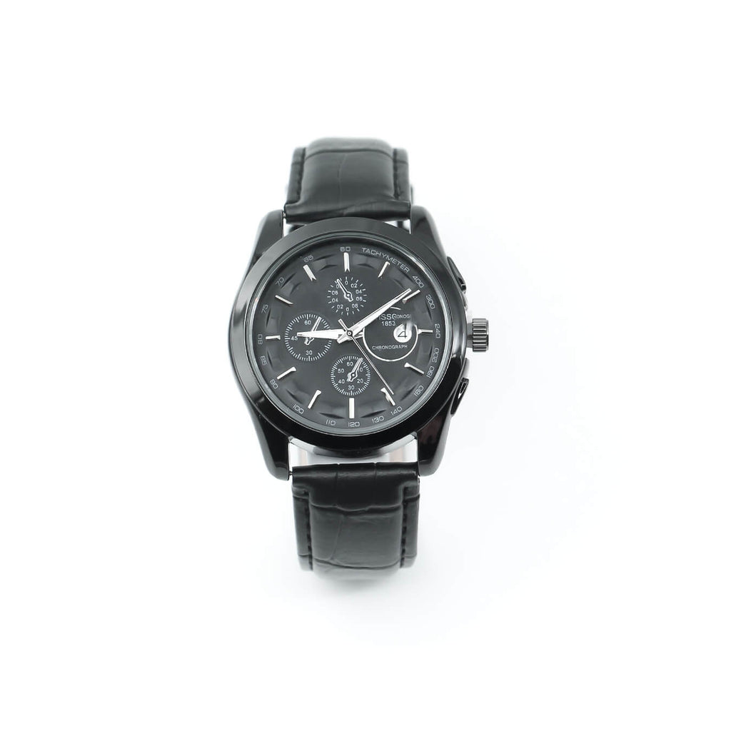 Tissot Leather Dial Black