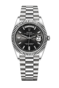 Rolex Day-Date 40 – Fluted Bezel & Platinum President Bracelet