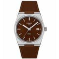 TISSOT PRX SILICONE CHOCOLATE 42 MM
