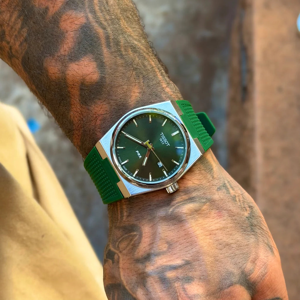 Tissot PRX Silicone Green 42 MM