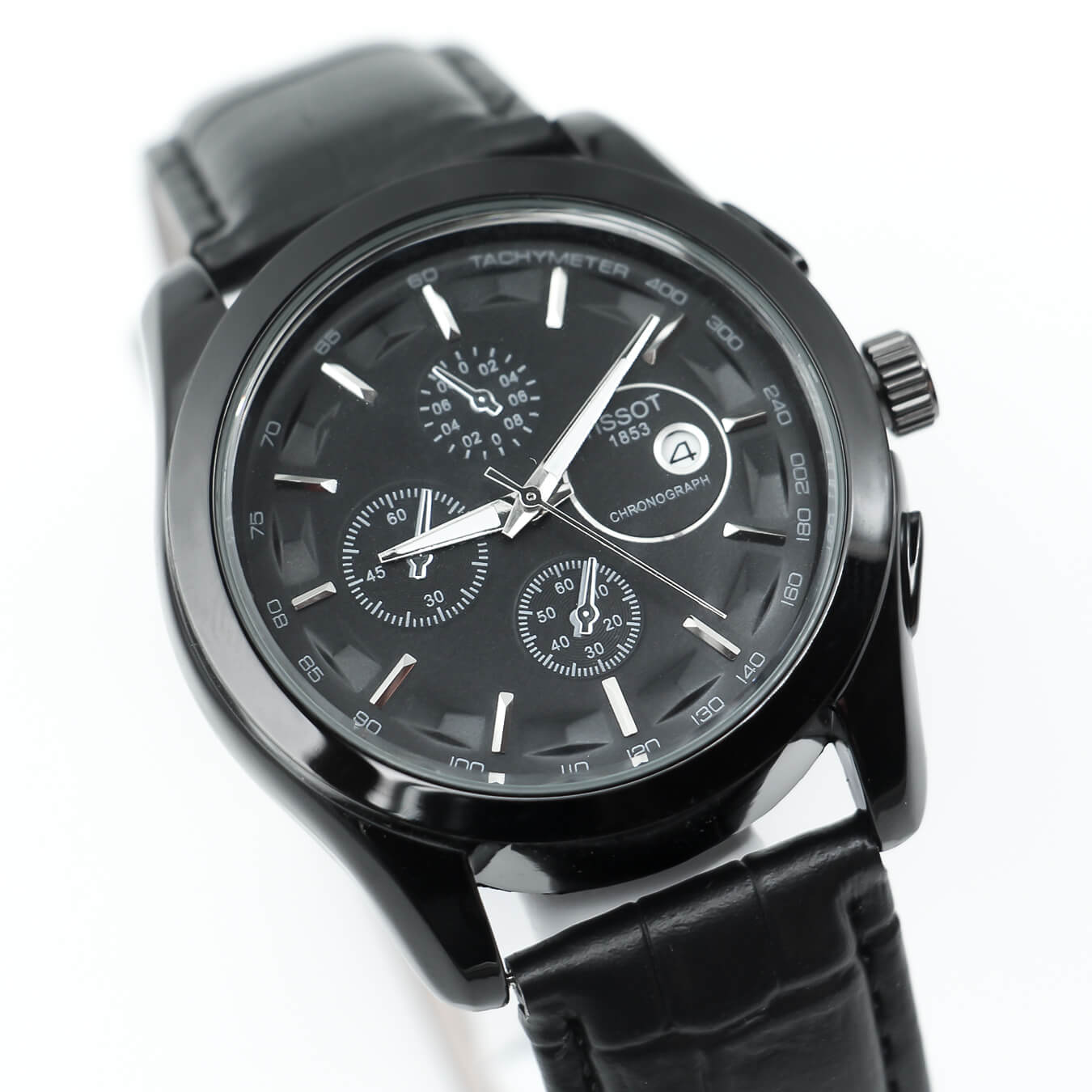 Tissot Leather Dial Black