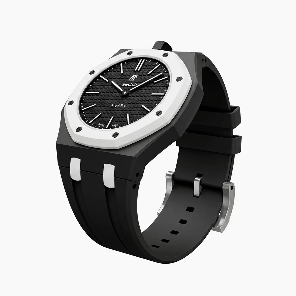 AP X Swatch Royal Pop Ocho Negro – Rubber Strap & Case
