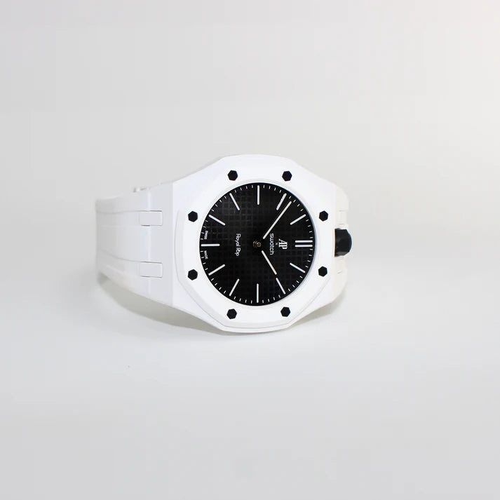 Audemars Piguet & Swatch White and Black