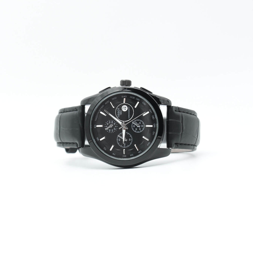 Tissot Leather Dial Black