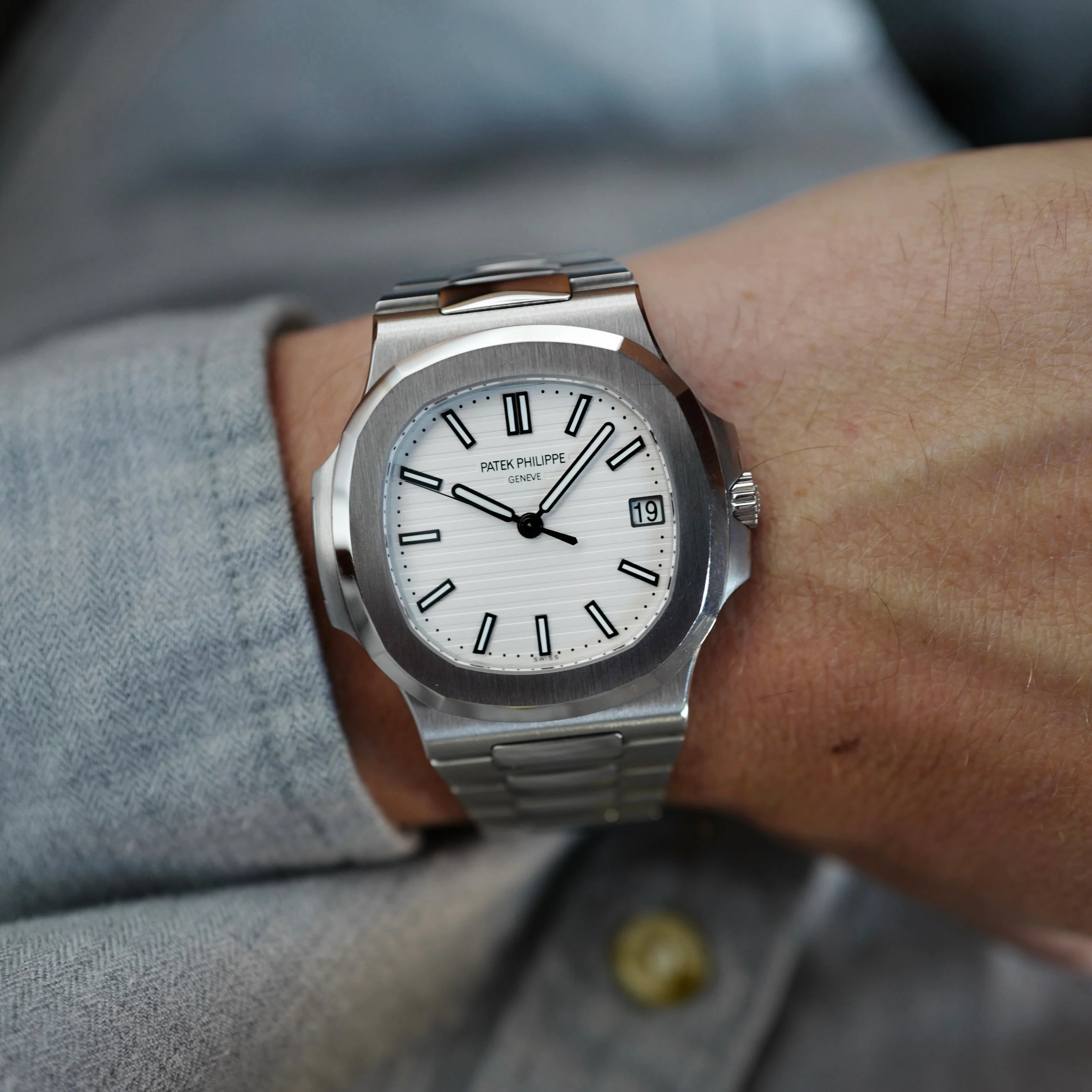 Patek Philippe Nautilus Blanc 40mm -| PERVARA