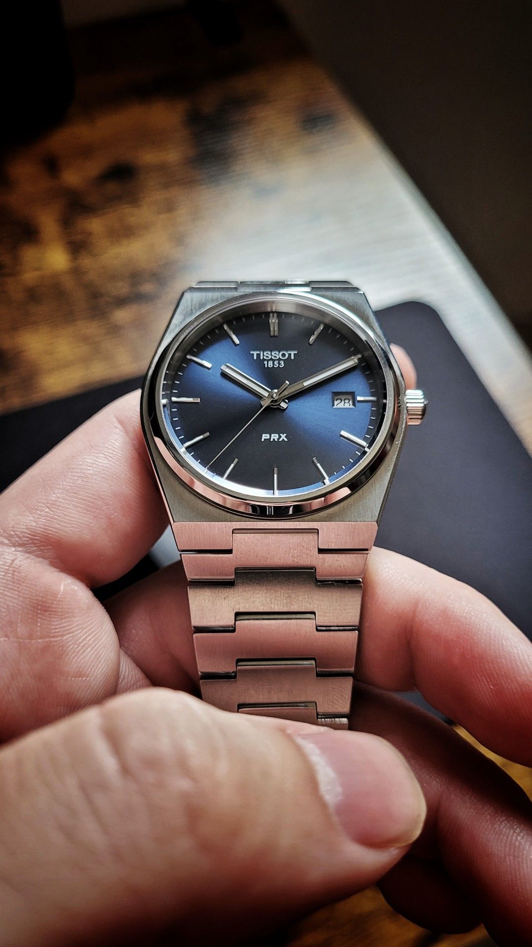 Tissot PRX Midnight Blue Dial Watch 40mm -| PERVARA