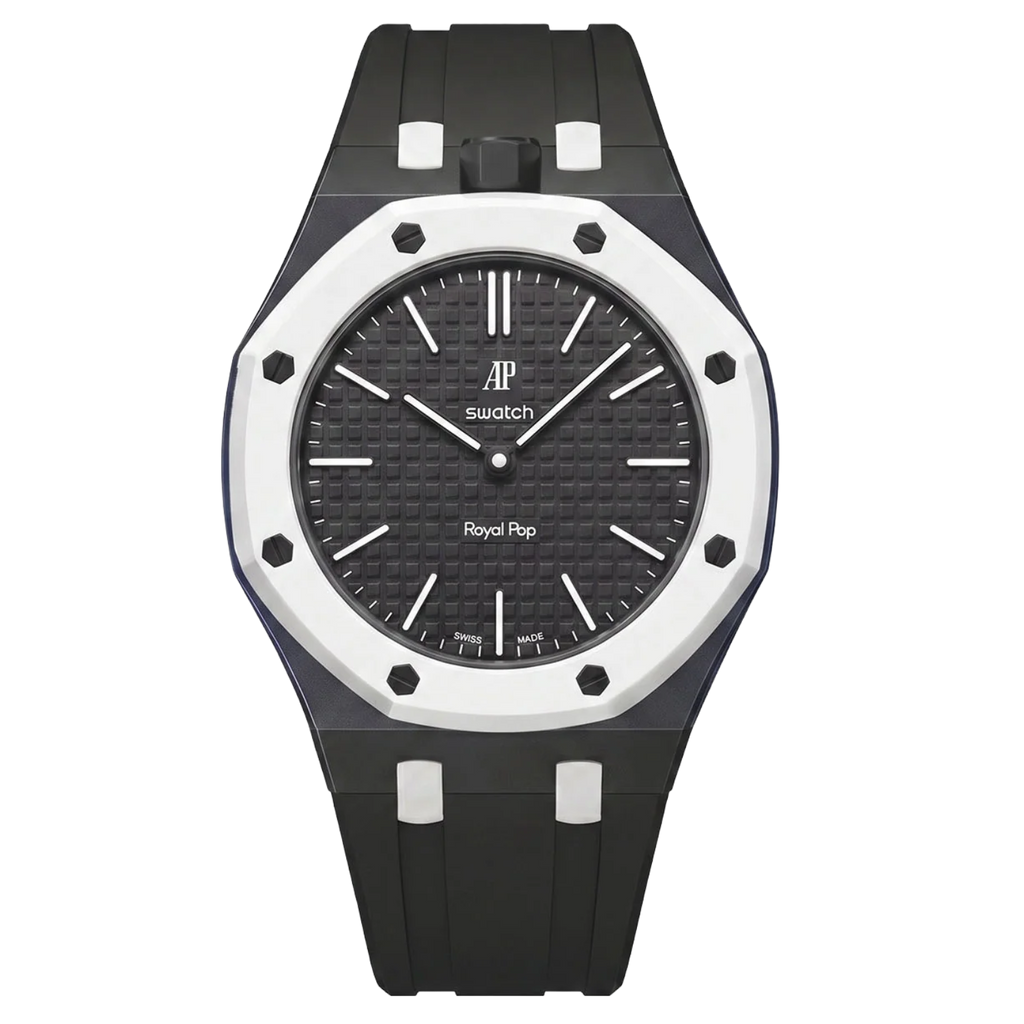 AP X Swatch Royal Pop Ocho Negro – Rubber Strap & Case