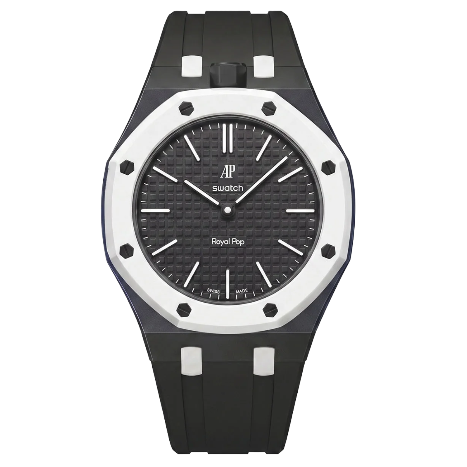 AP X Swatch Royal Pop Ocho Negro – Rubber Strap & Case