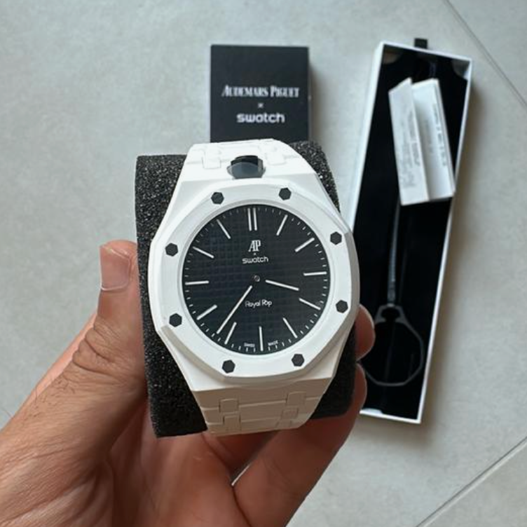 Audemars Piguet & Swatch White and Black