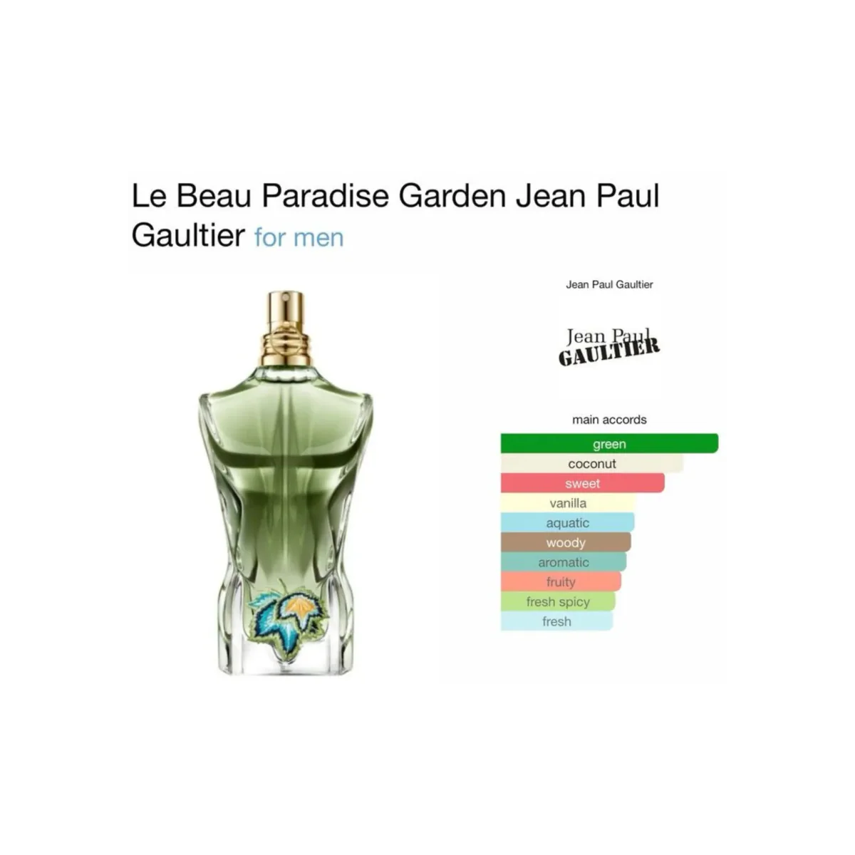 Le Beau Paradise Garden Jean Paul Gaultier PERVARA