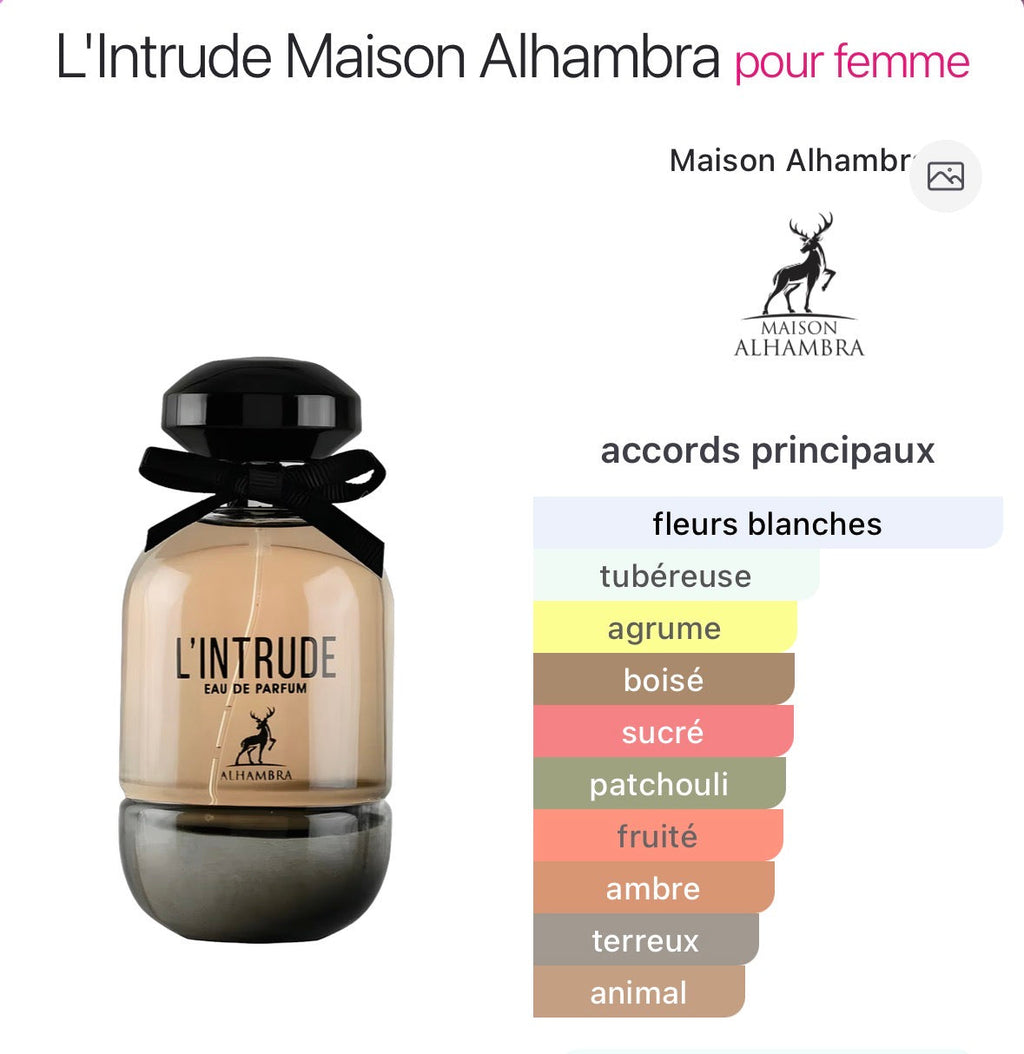 L'Intrude Maison Alhambra pour femme