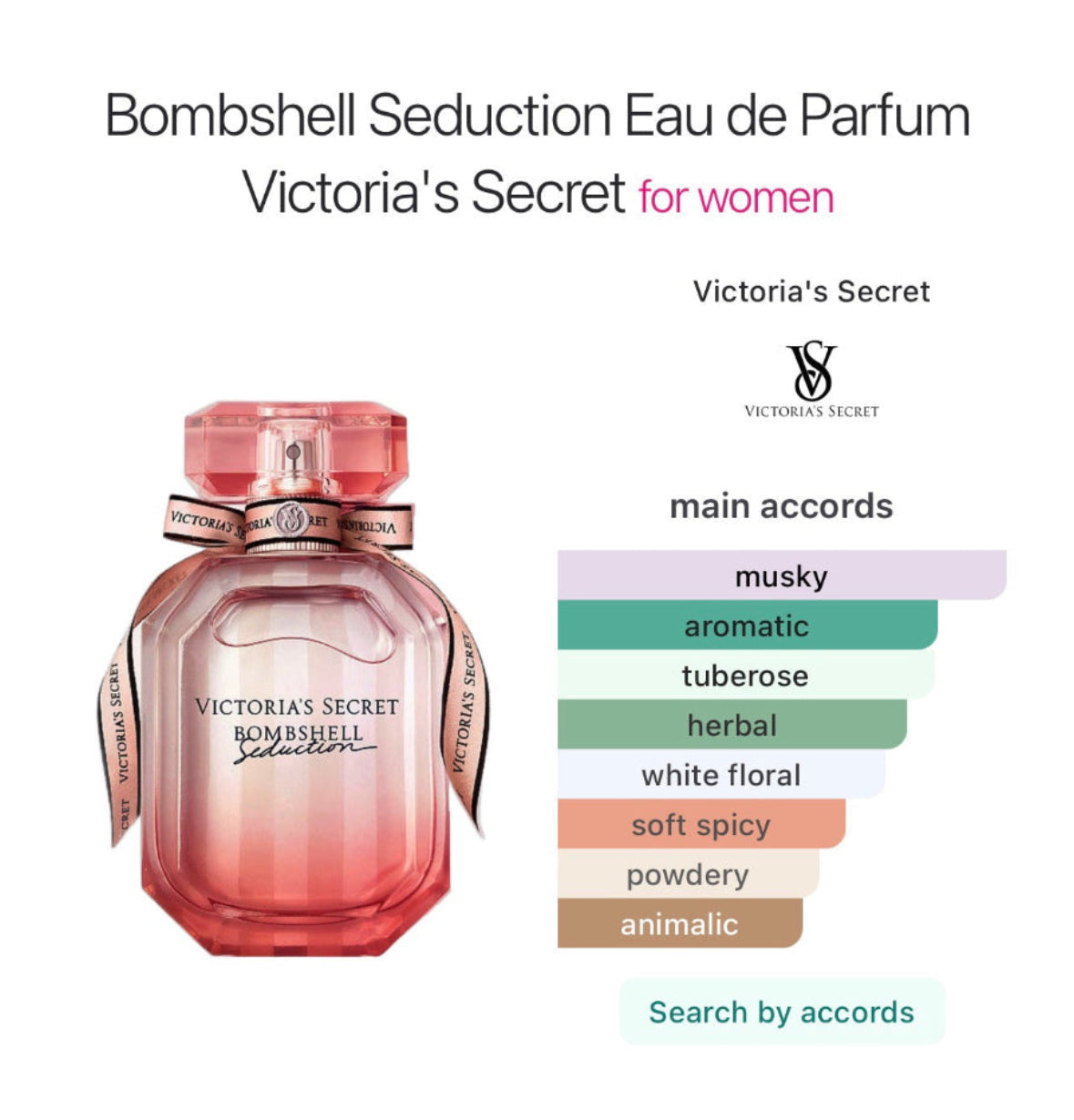 Seduction – Victoria's Secret pour Femme