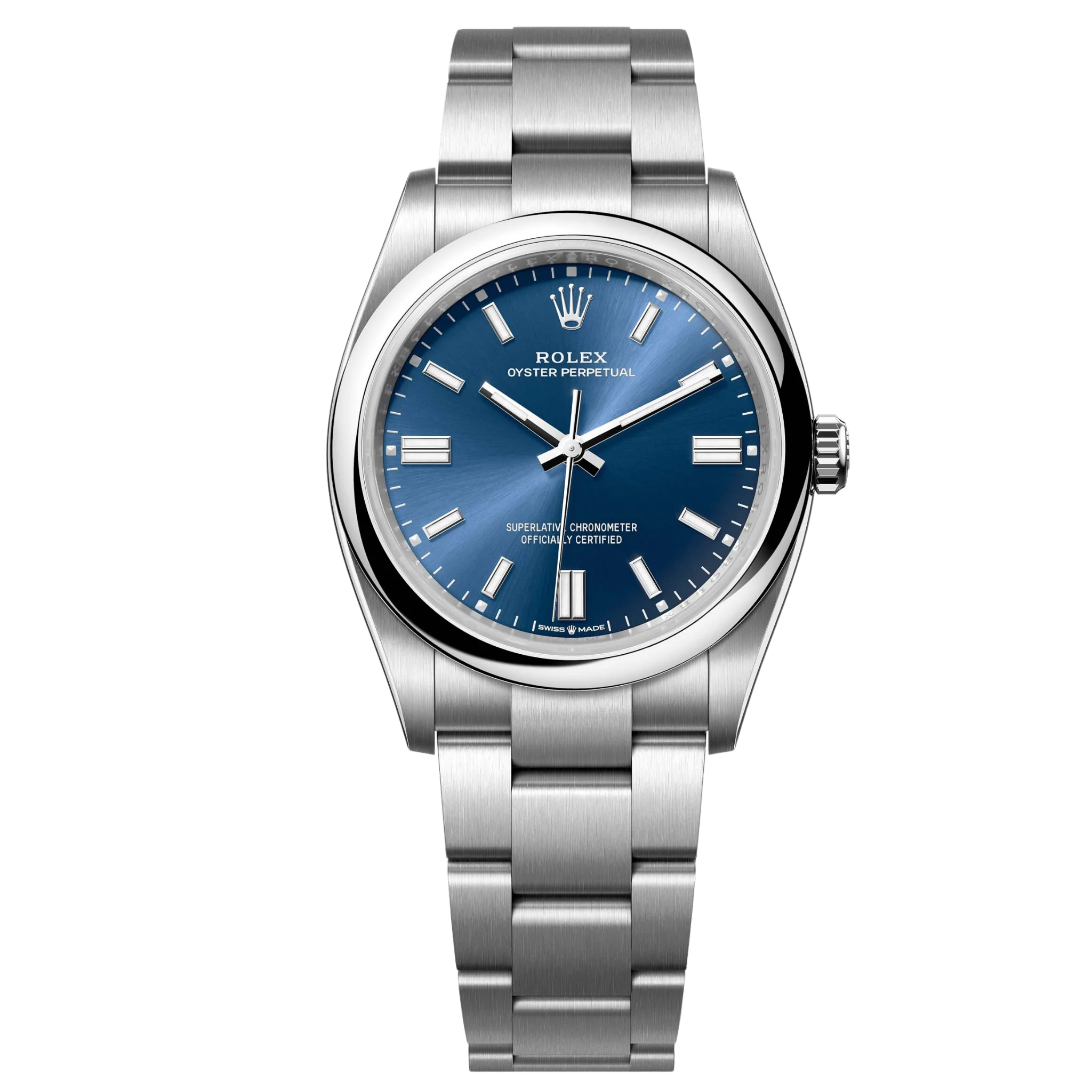 Rolex Oyster Perpetual Bleu - Mouvement Automatique