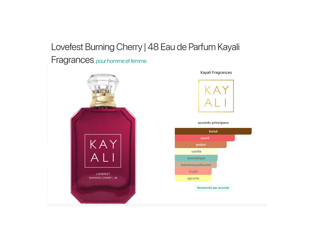 Lovefest Burning Cherry | 48 Kayali Fragrances EDP Unisexe