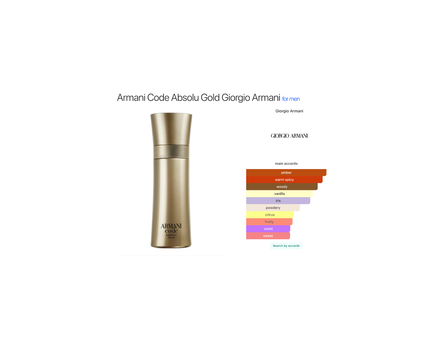 Armani Code Absolu Gold – Giorgio Armani pour Homme