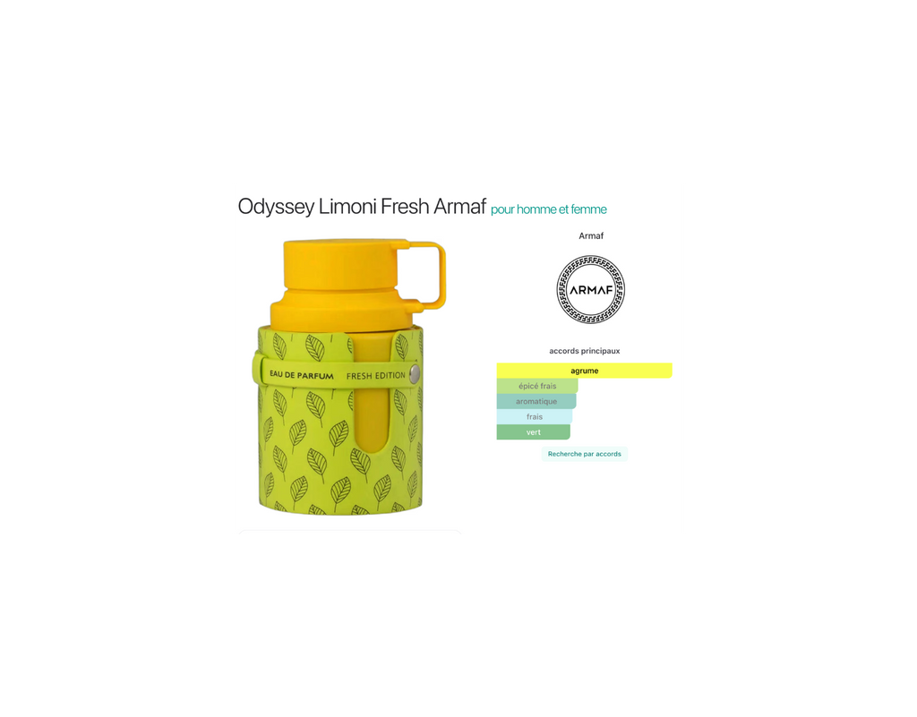 Armaf Odyssey Limoni Fresh