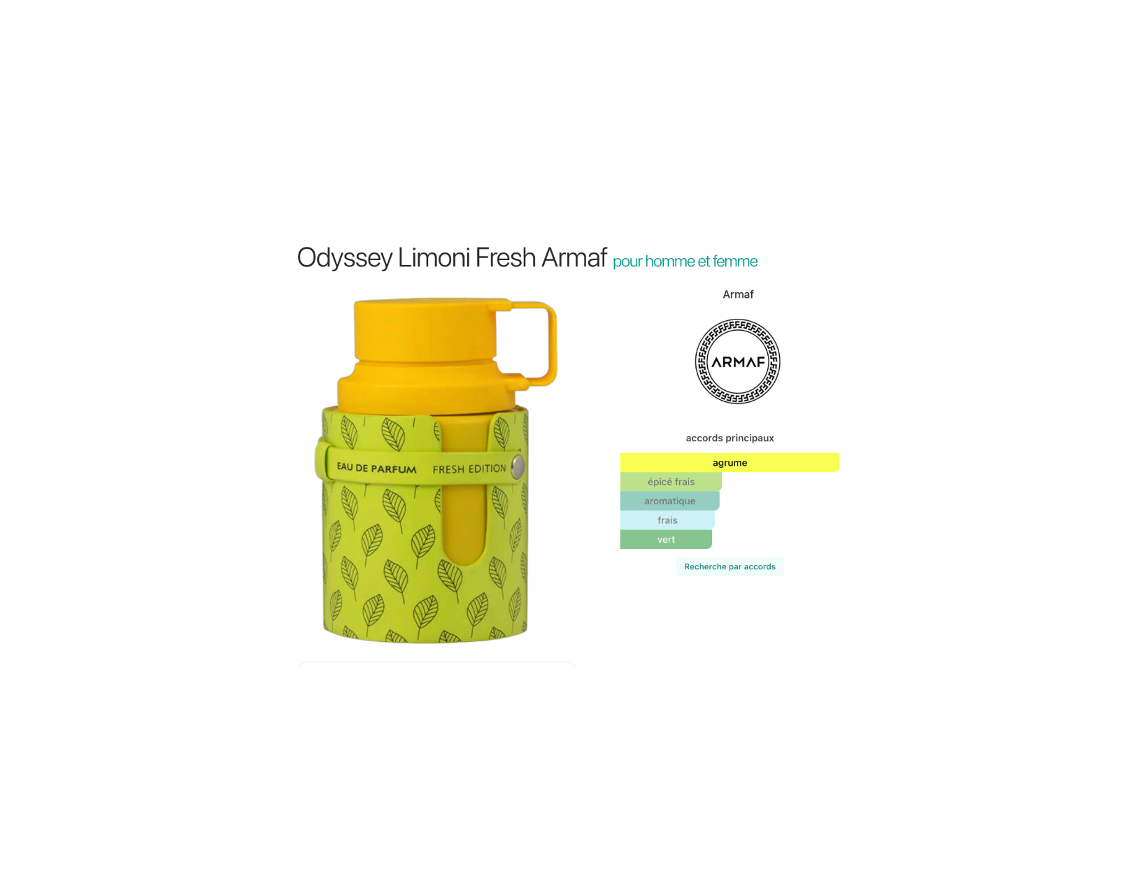 Armaf Odyssey Limoni Fresh