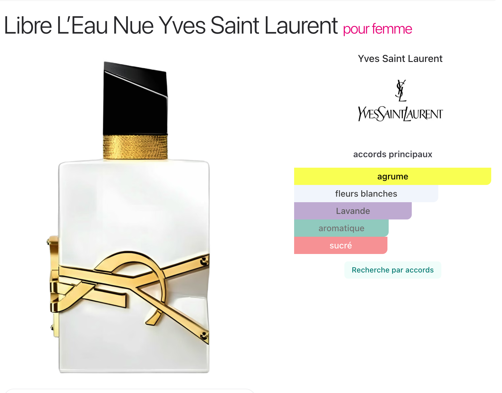 YSL Libre L'Eau Nue