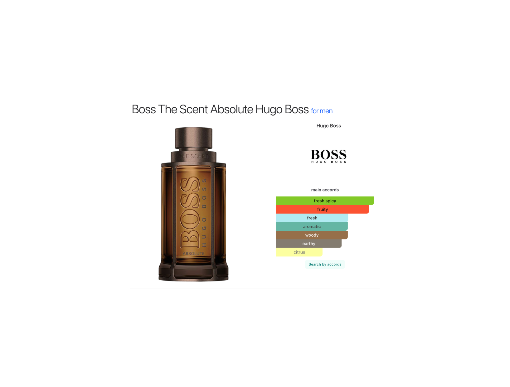Hugo Boss The Scent Absolute Pour Homme