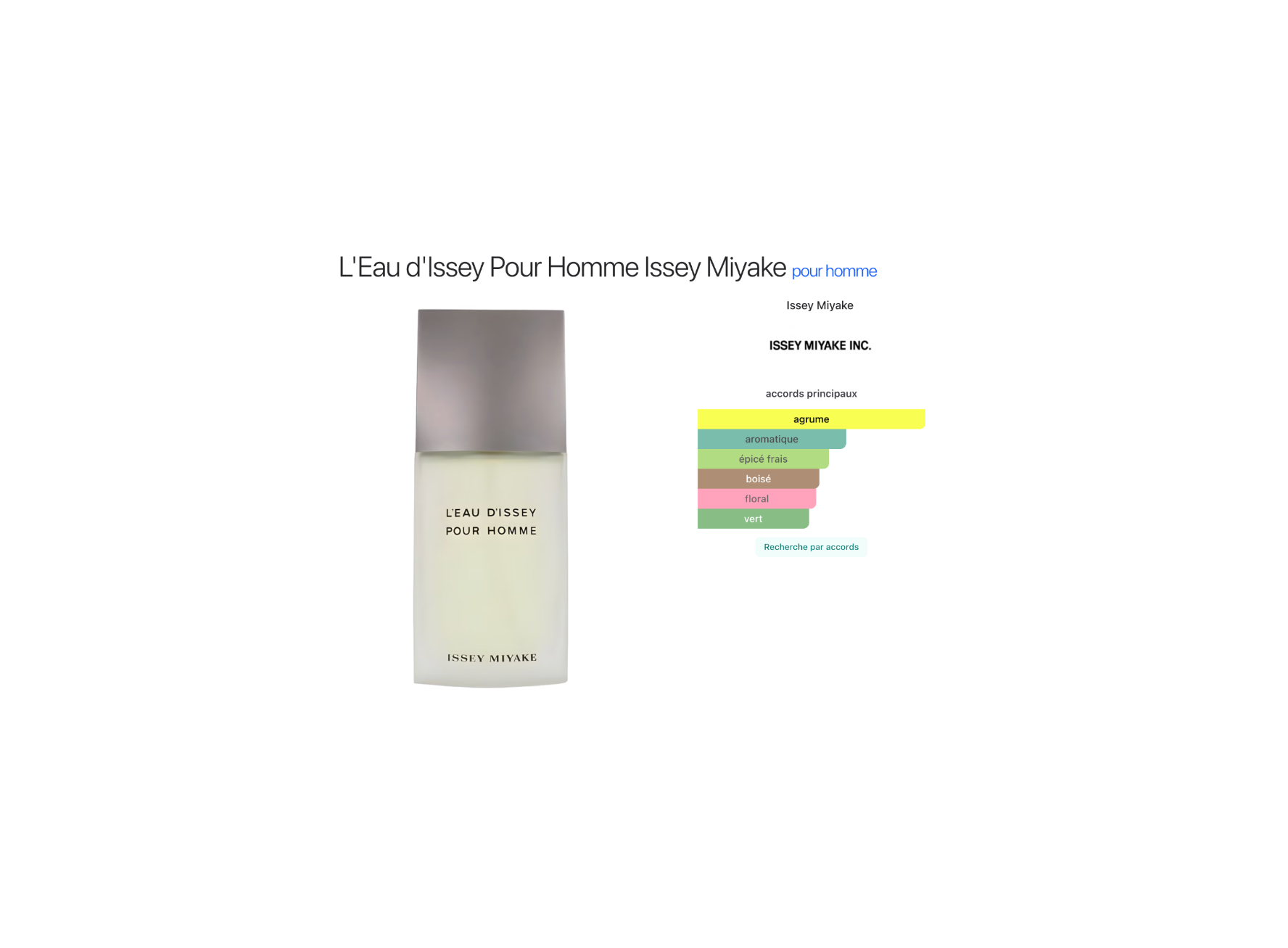 L'Eau d'Issey Pour Homme – Issey Miyake