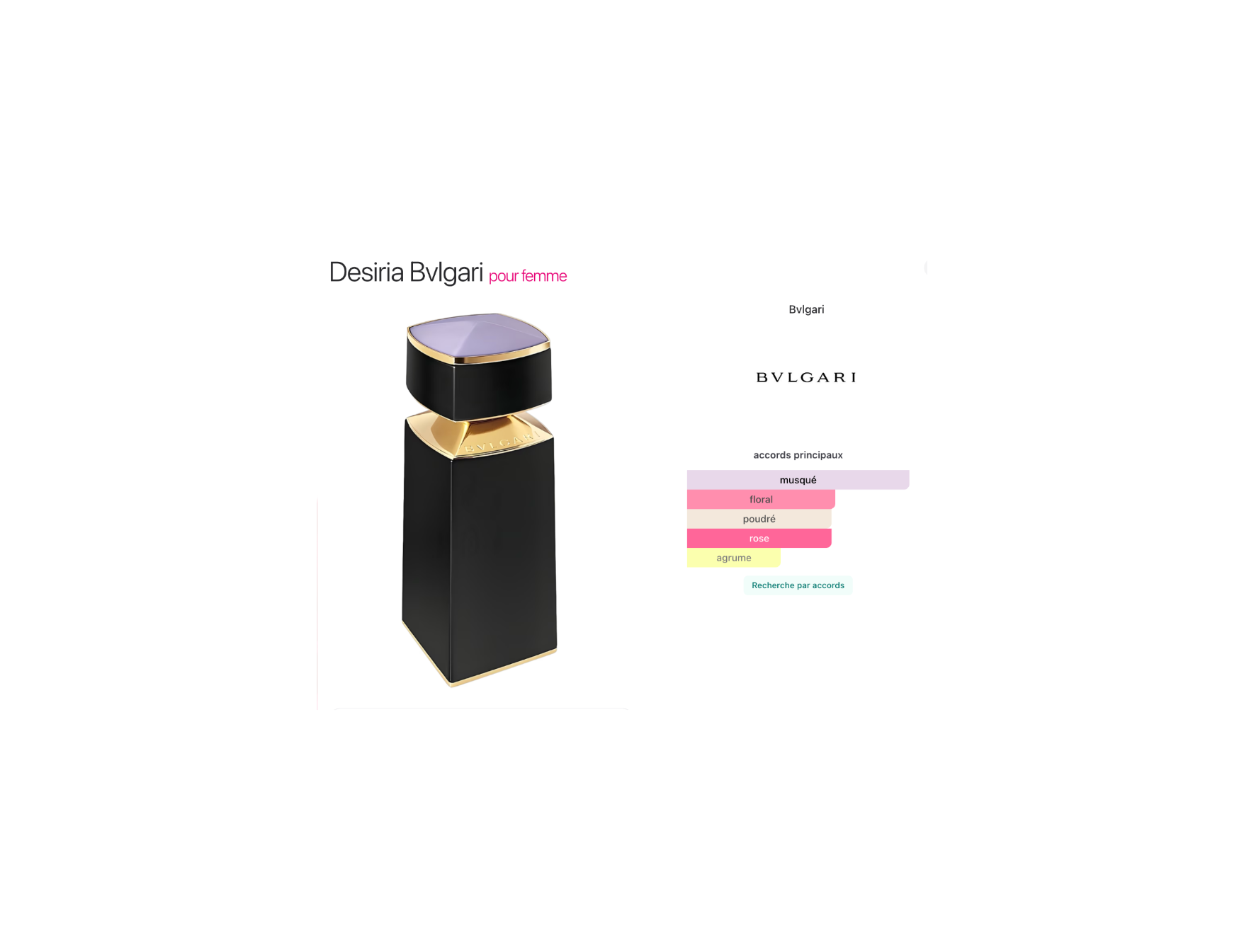 Bvlgari Desiria Pour Femme