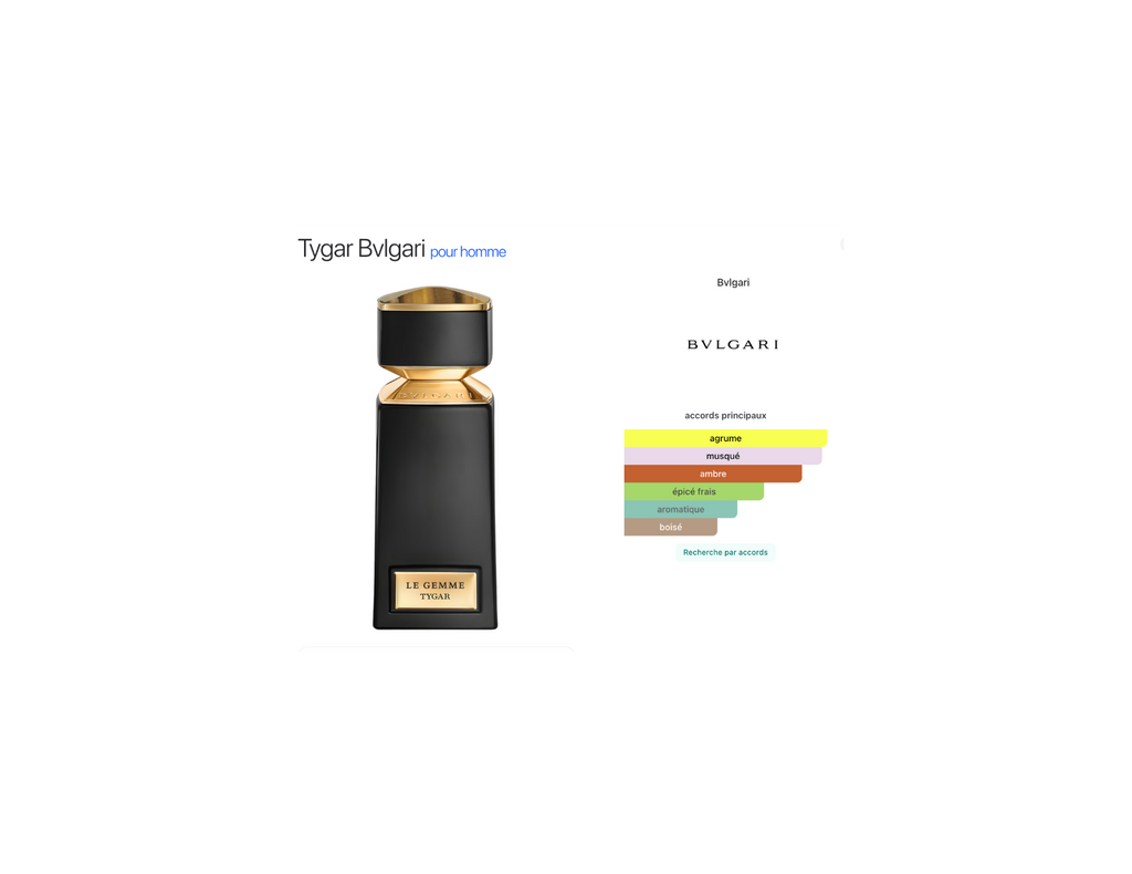 Bvlgari Tygar Pour Homme