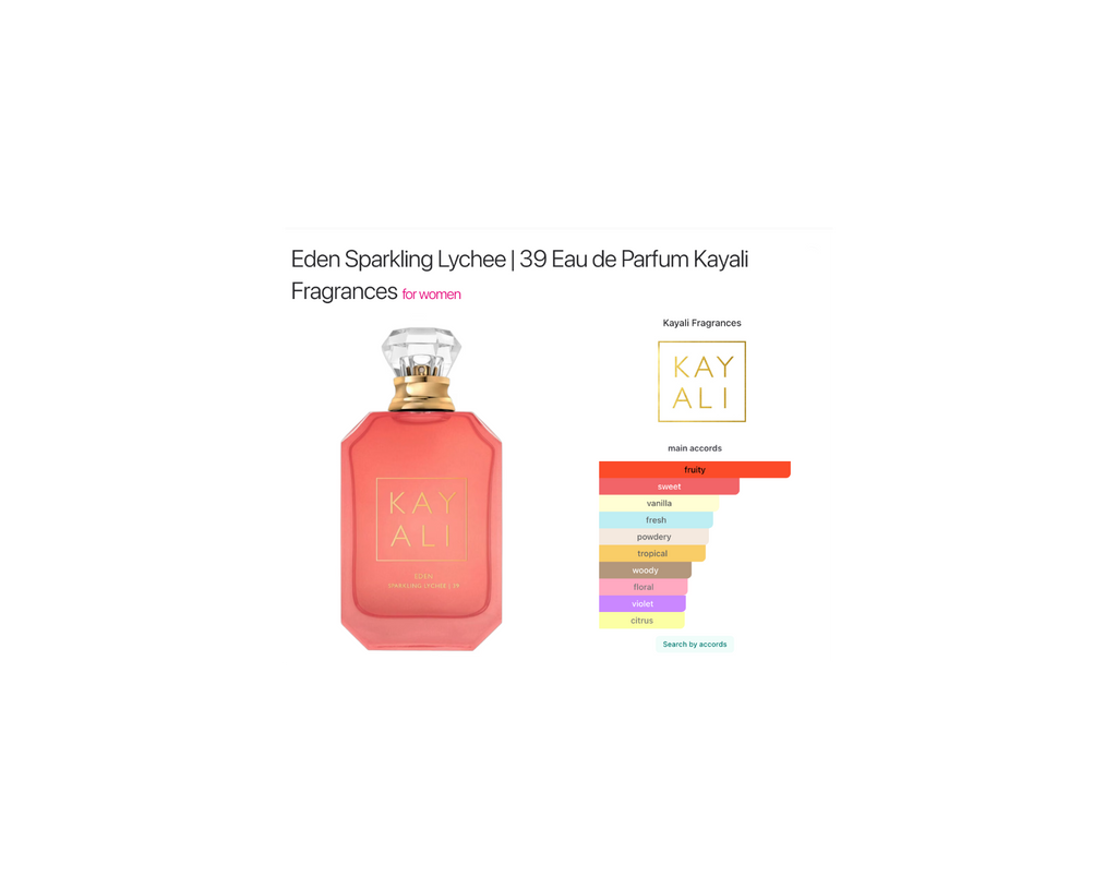 Eden Sparkling Lychee | 39 Eau de Parfum Kayali Fragrances for women