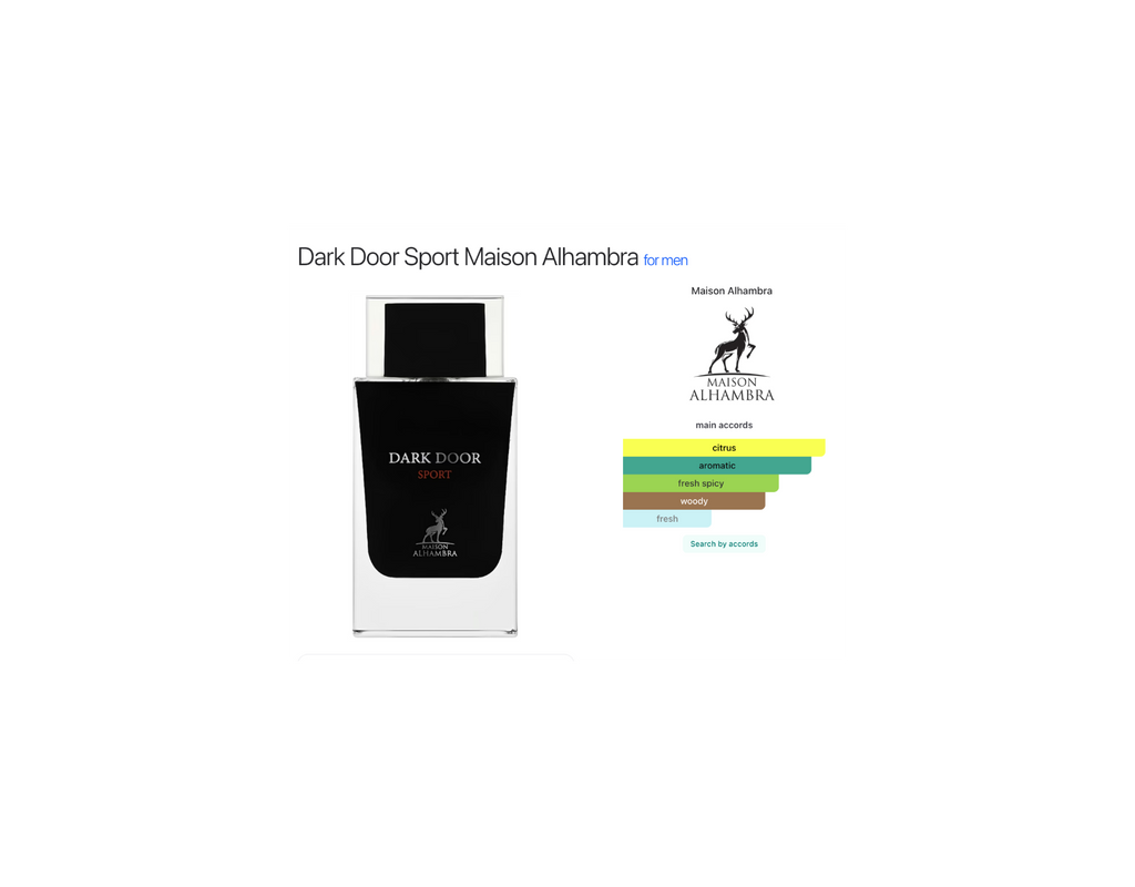 Dark Door Sport – Maison Alhambra for Men