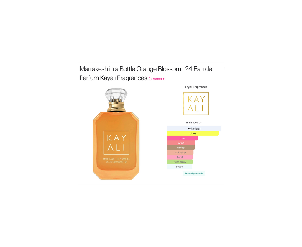 Marrakesh in a Bottle Orange Blossom | 24 – kayali  Femme
