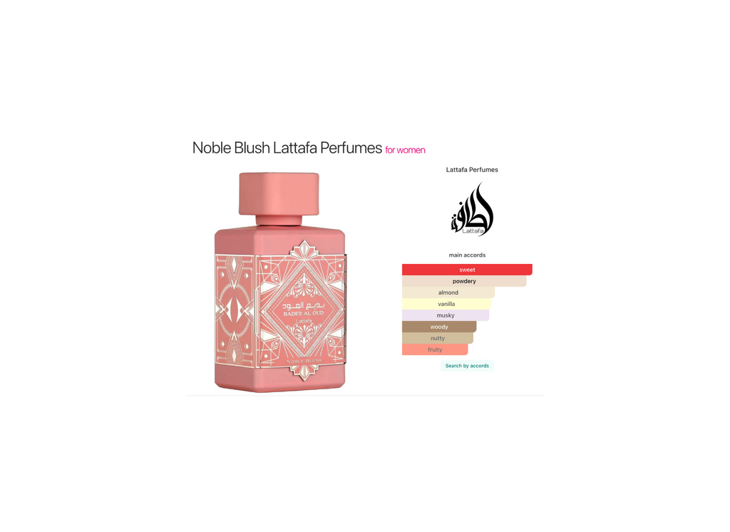 Noble Blush Lattafa Perfumes