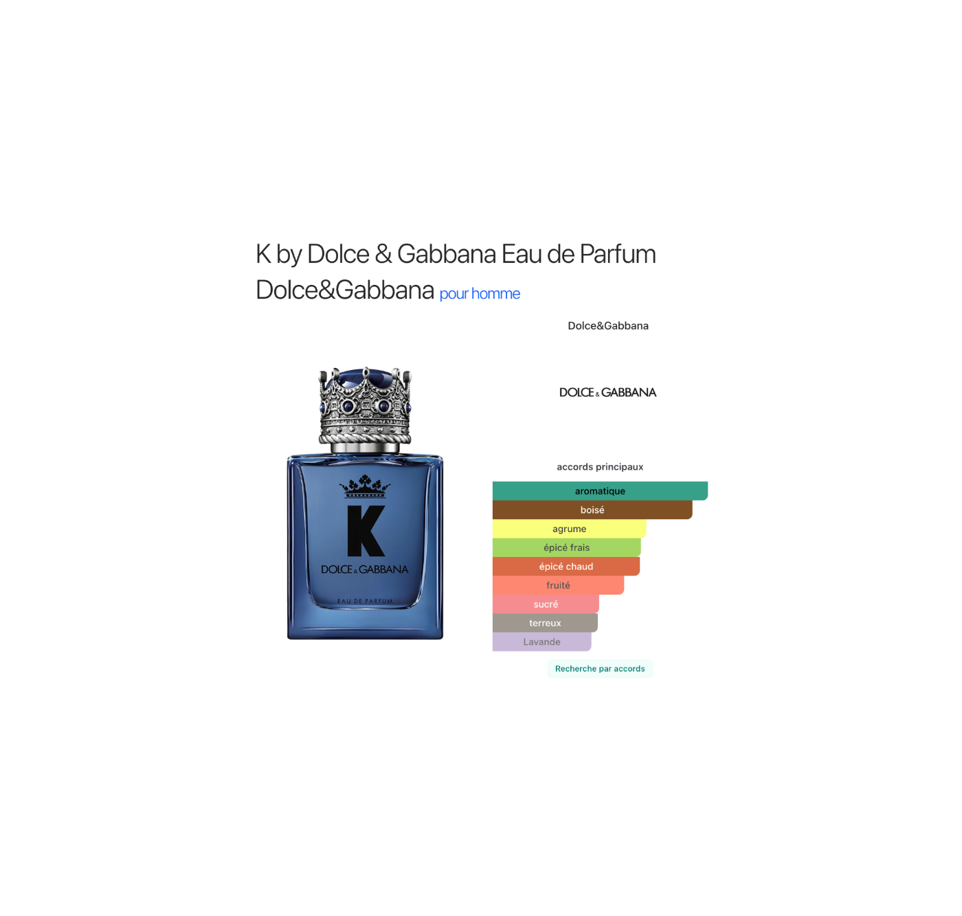 King – Eau de Parfum – Dolce&Gabbana