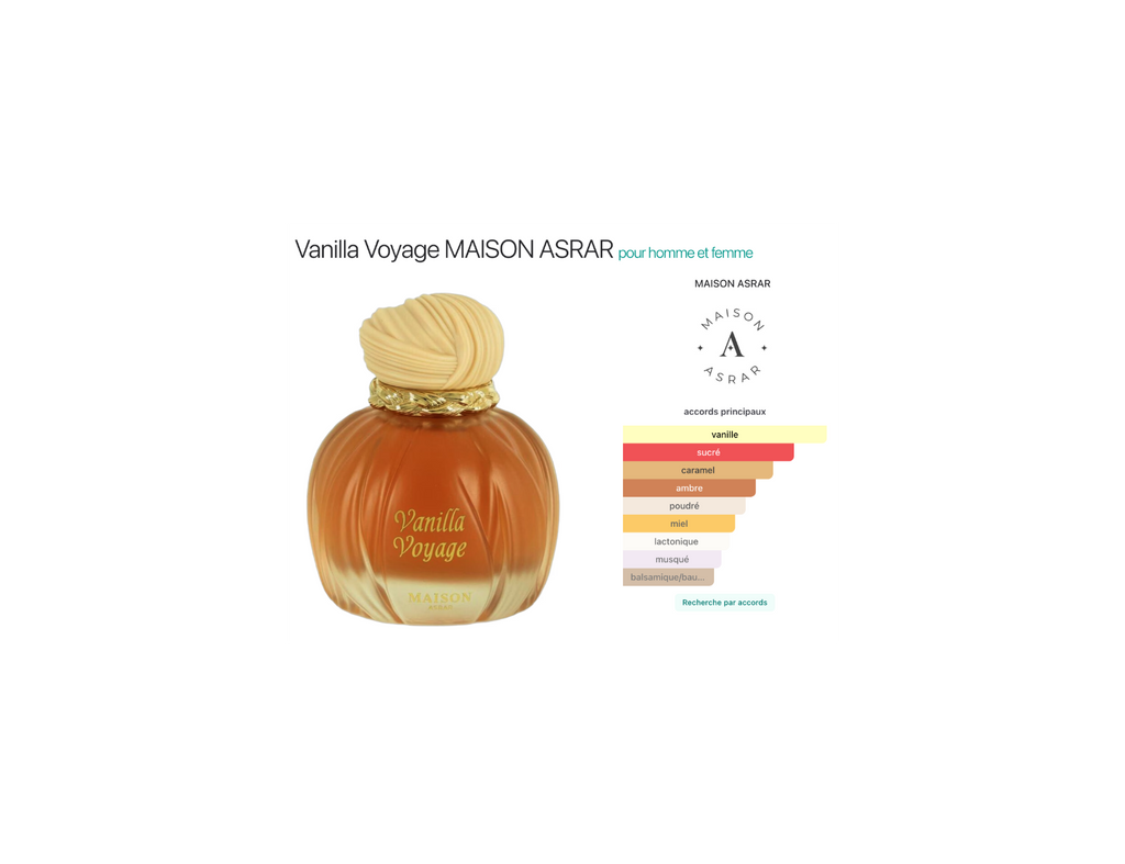 Vanilla Voyage – Maison Asrar