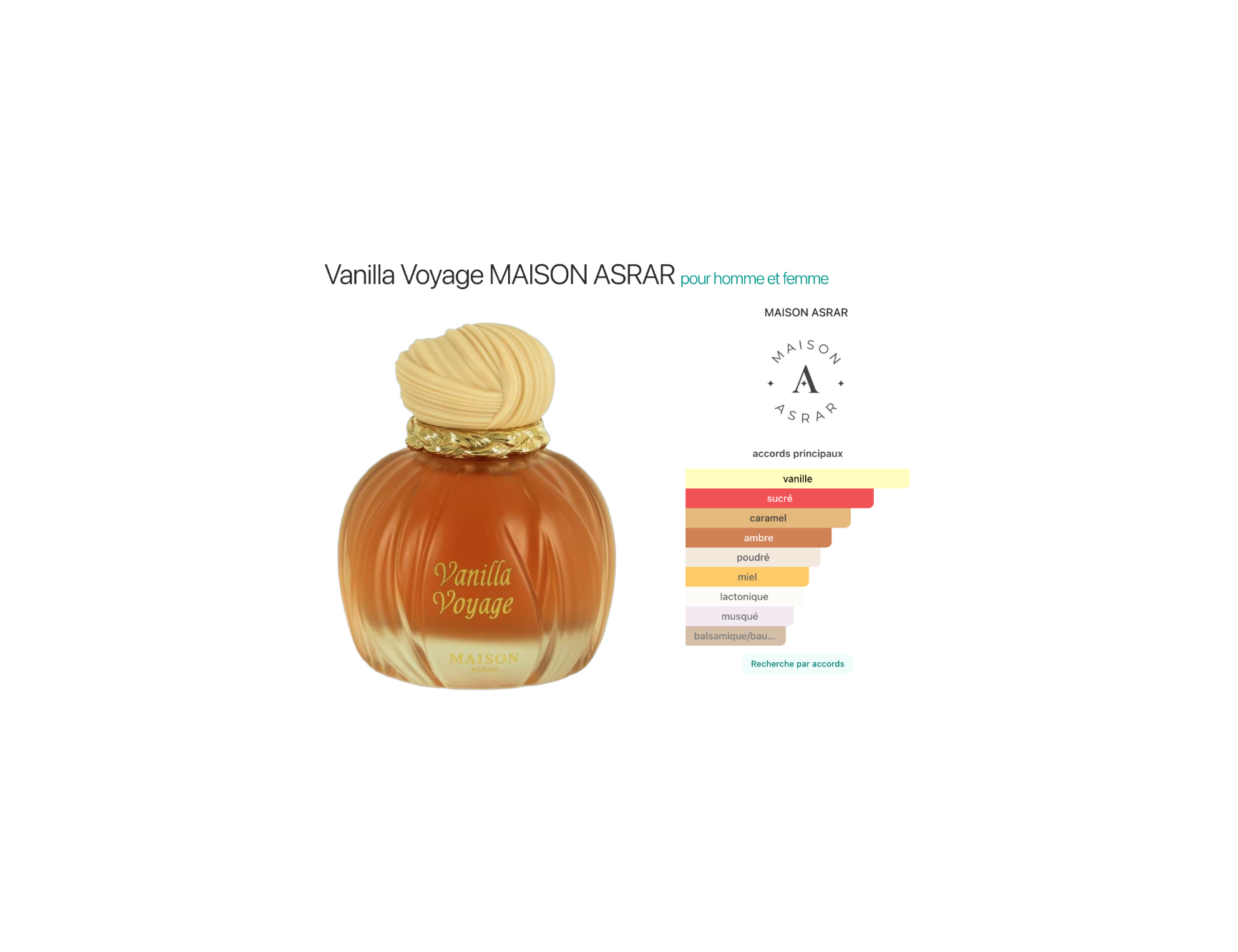 Vanilla Voyage – Maison Asrar