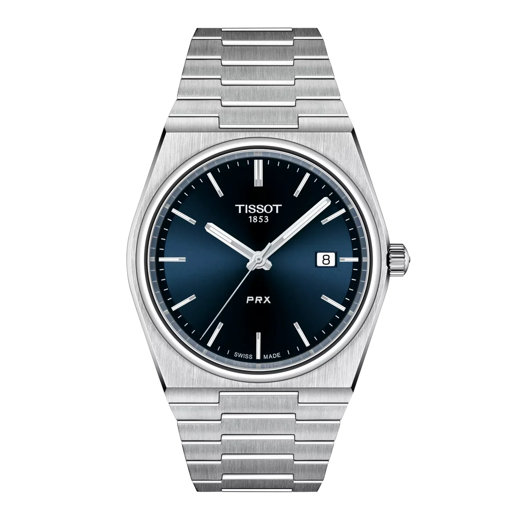Tissot PRX Midnight Blue Dial Watch 40mm -| PERVARA