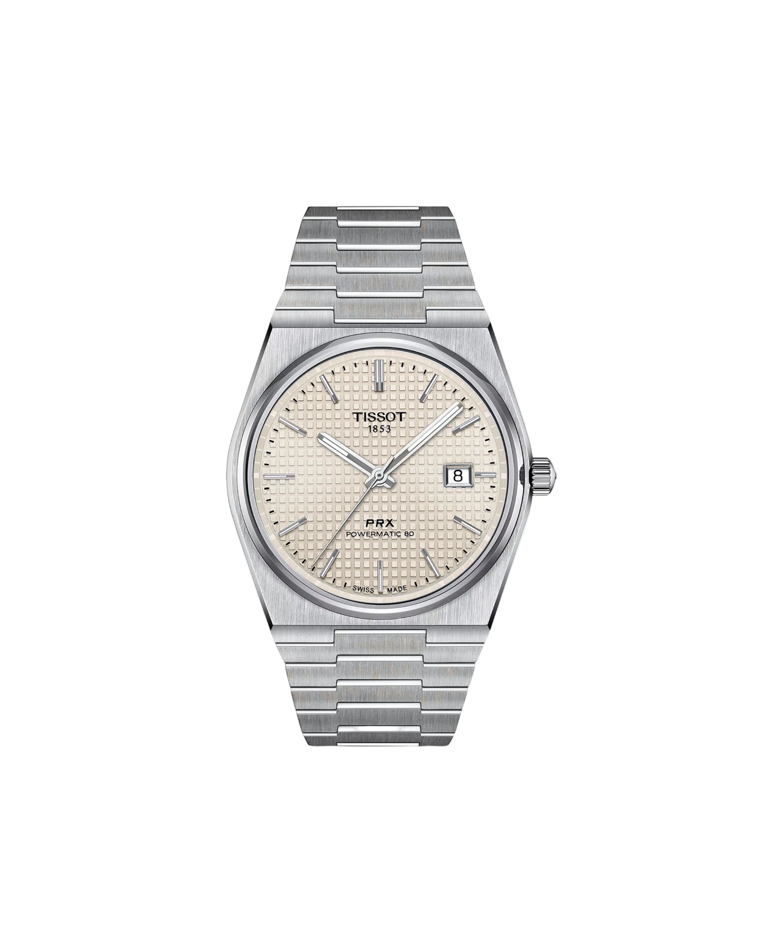 Tissot PRX White Dial Watch 40mm - | PERVARA