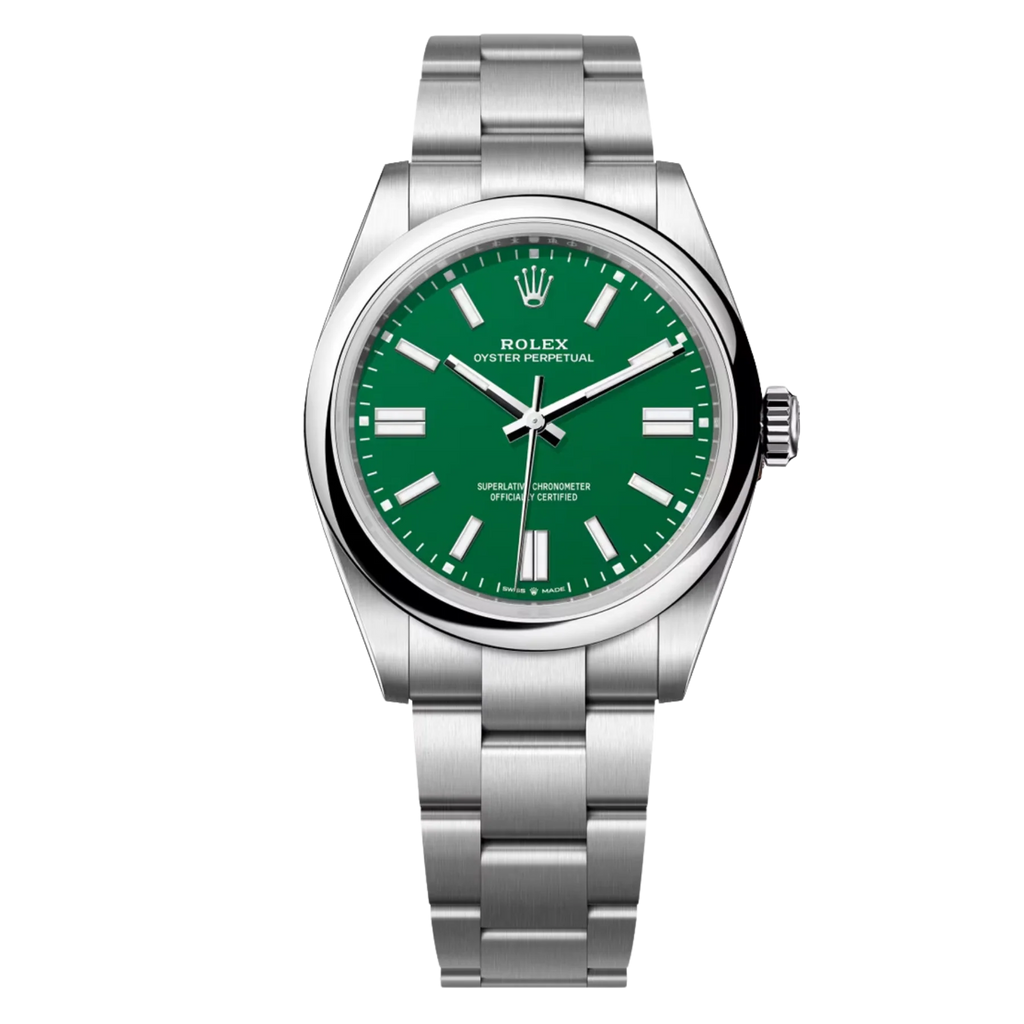 Rolex Oyster Perpetual Vert - Mouvement Automatique