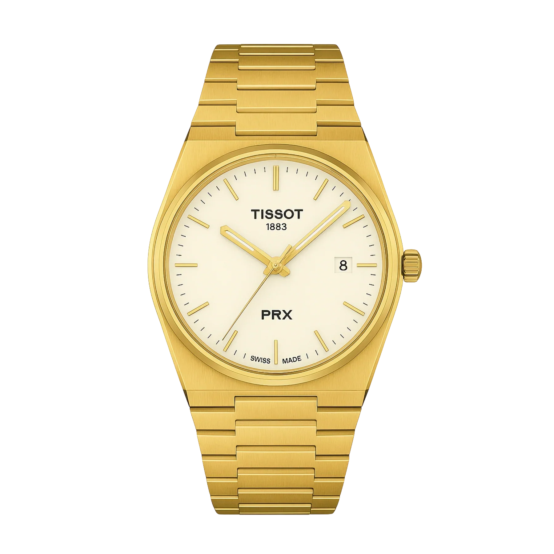 Tissot PRX – White Dial Gold Edition