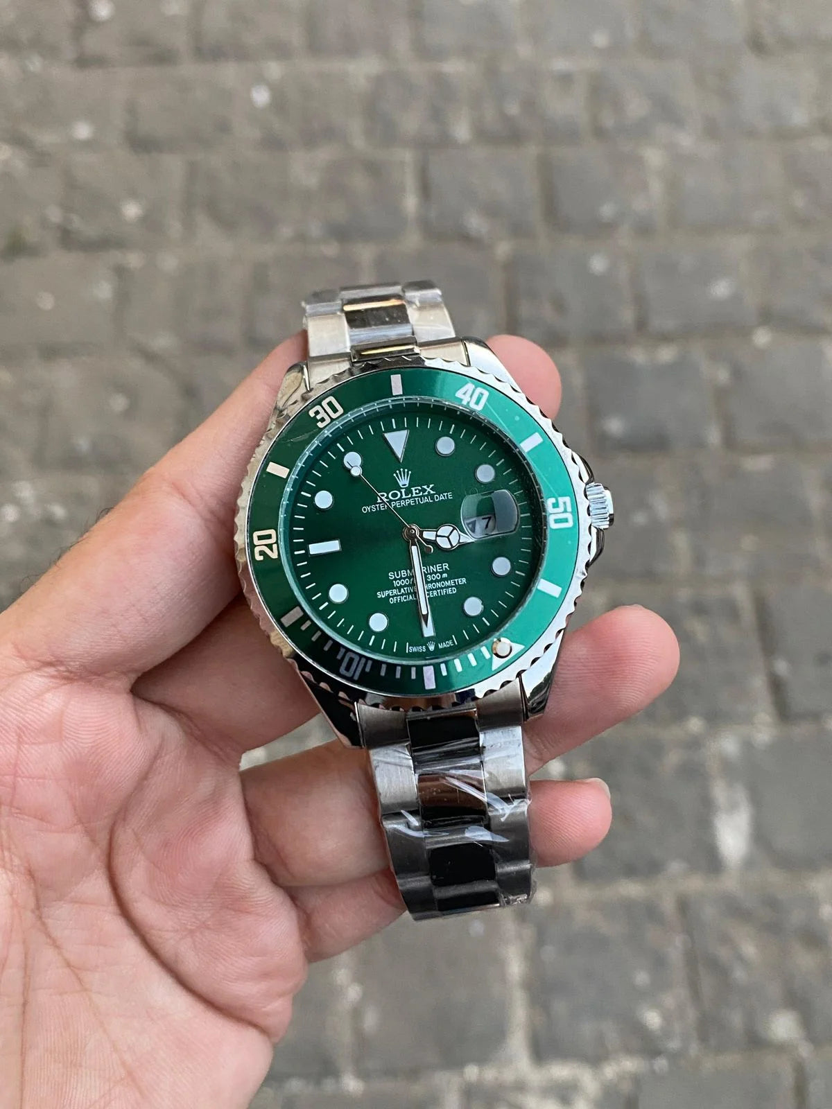 Rolex Gothic Watch green