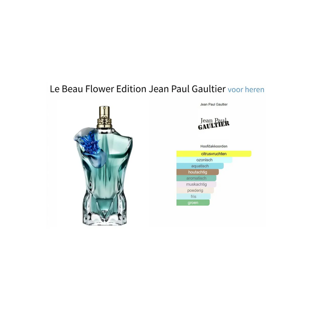 Le Beau Flower Edition Jean Paul Gaultier PERVARA