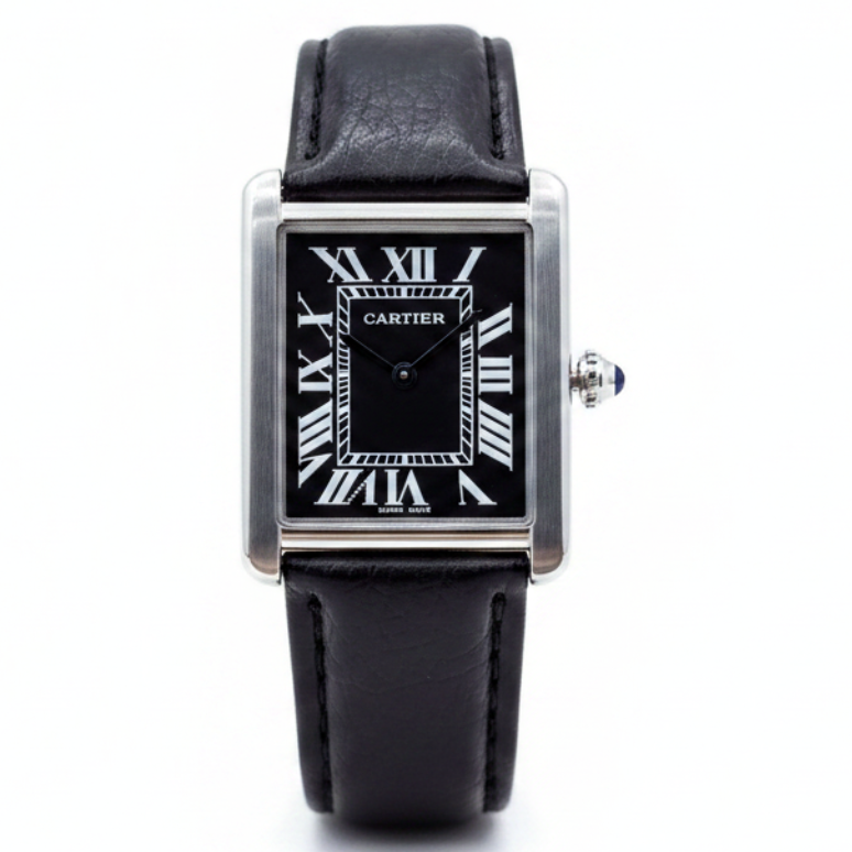 Cartier Tank - White Background Product Shot