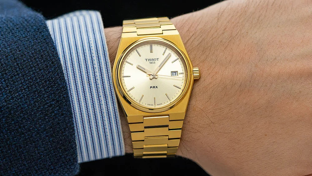Tissot PRX – White Dial Gold Edition