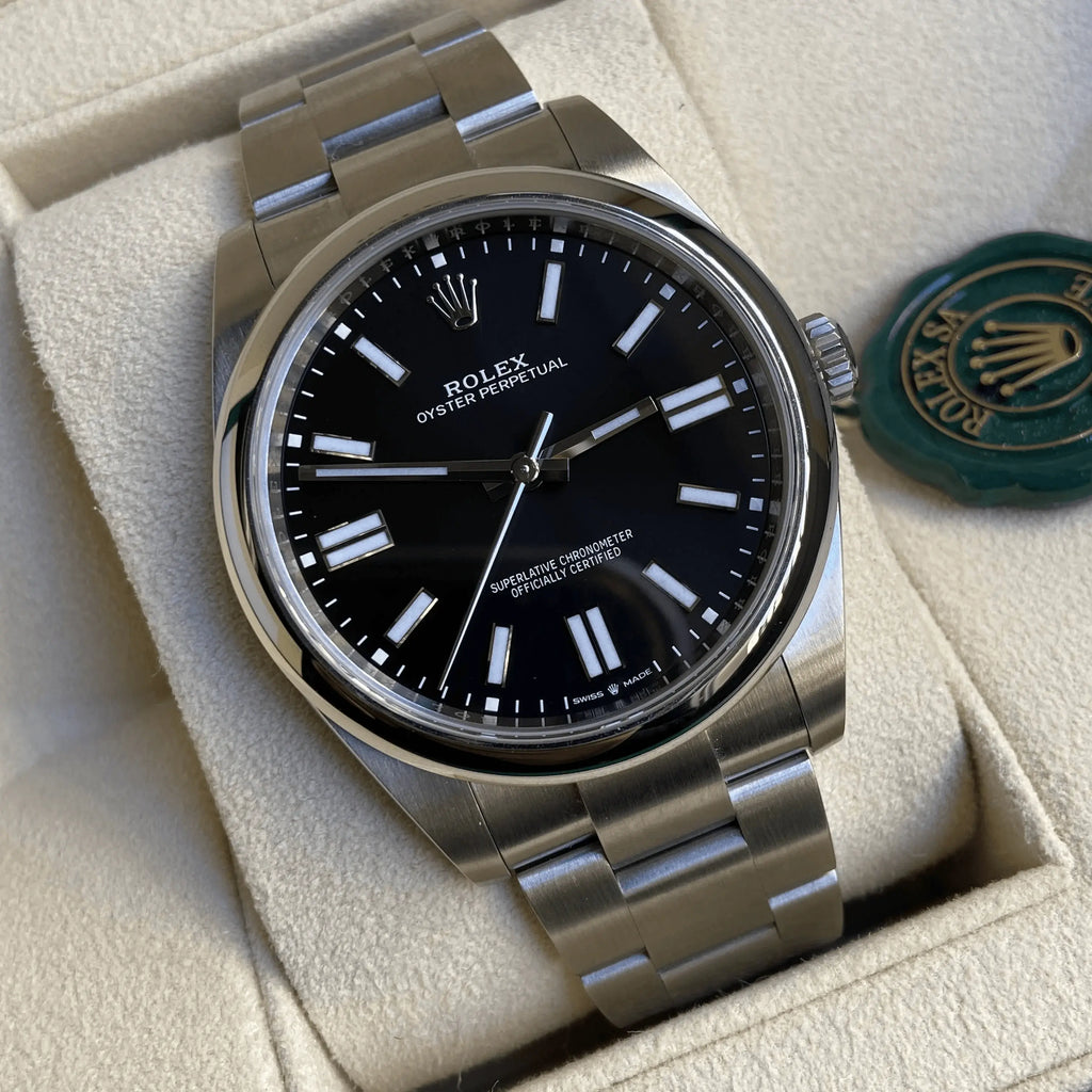 Rolex Oyster Perpetual Bleu - Mouvement Automatique