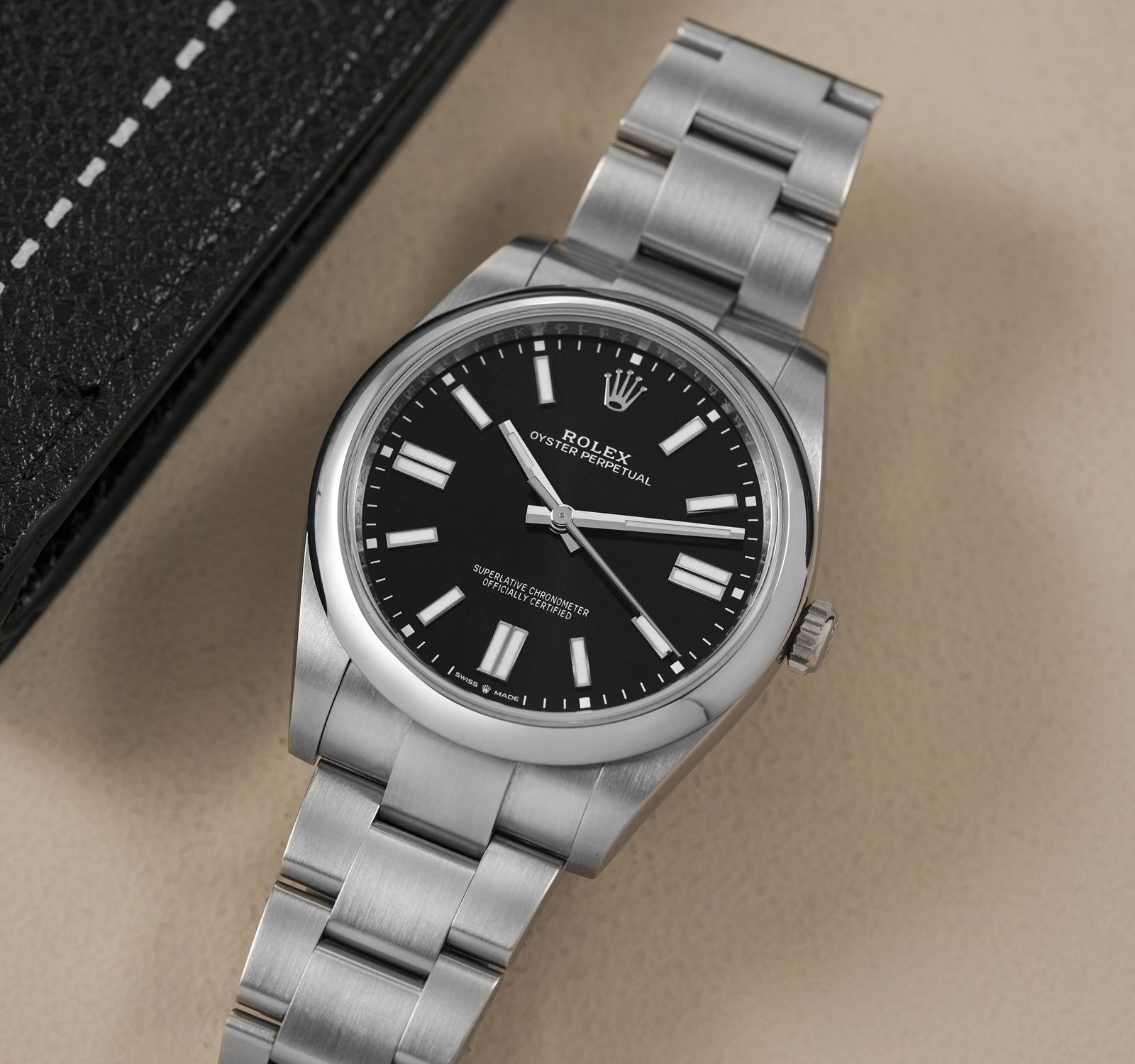 Rolex Oyster Perpetual Noir - Mouvement Automatique