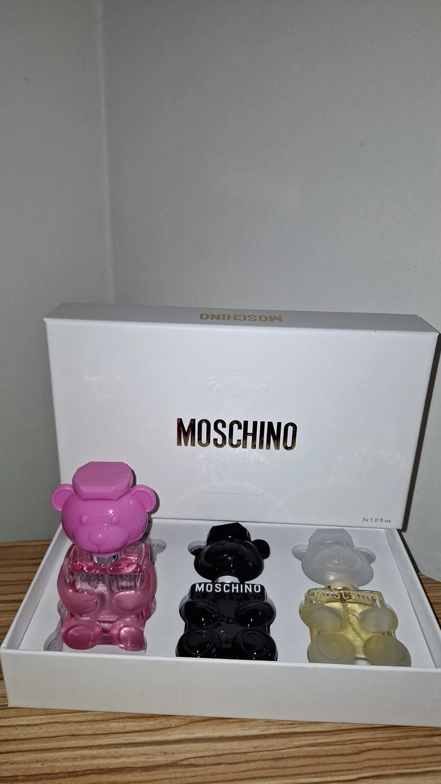Moschino Toy Collection 3pc Set 1oz Spray Vaporisateur 🎁