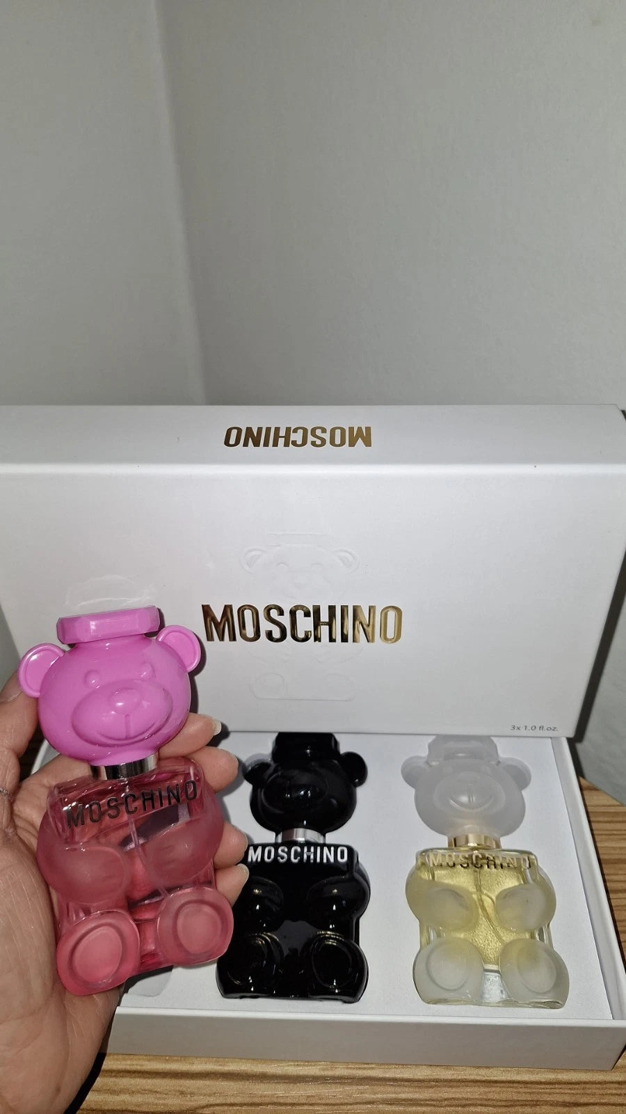 Moschino Toy Collection 3pc Set 1oz Spray Vaporisateur 🎁